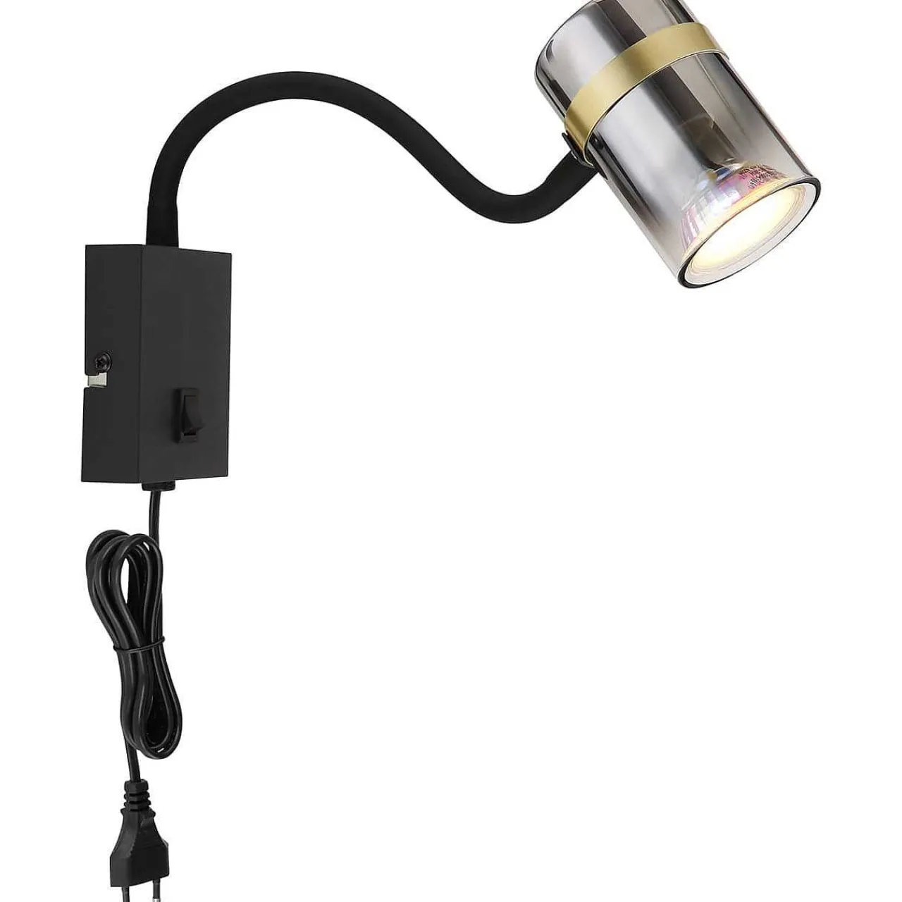 mutoni light Wandleuchte Trabby Metall Schwarz Matt 1Xgu10> Wandleuchten
