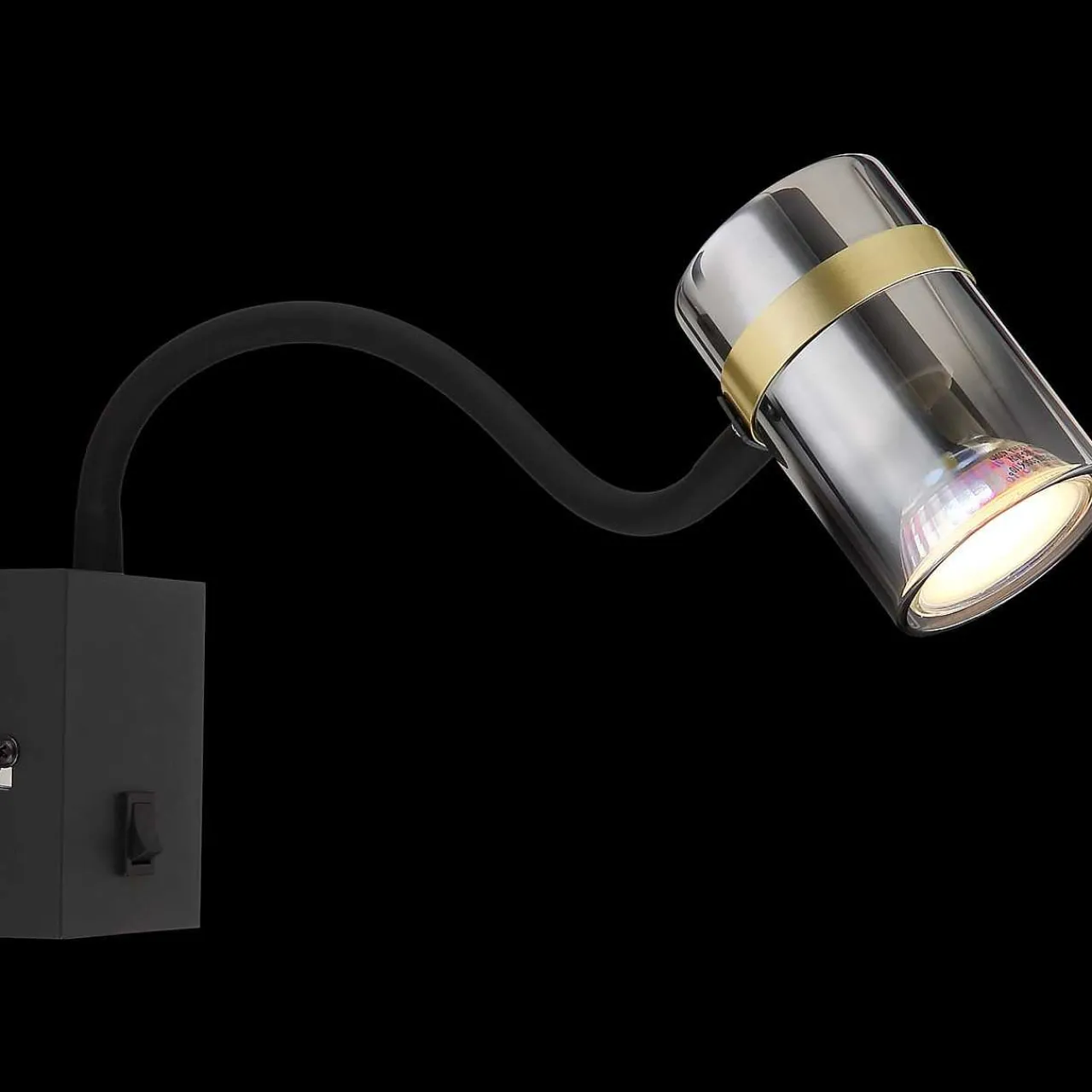 mutoni light Wandleuchte Trabby Metall Schwarz Matt 1Xgu10> Wandleuchten