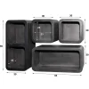 mutoni industrial Wandregal Dark Clay Grau (4Er-Set)> Regale