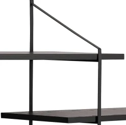 mutoni scandi Wandregal Office Schwarz 191X26X79><noscript><img width=
