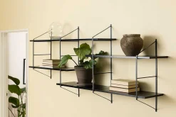 mutoni scandi Wandregal Office Schwarz 191X26X79><noscript><img width=