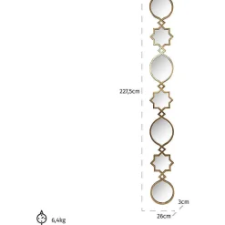 Richmond Interiors Wandspiegel Babice Gold><noscript><img width=