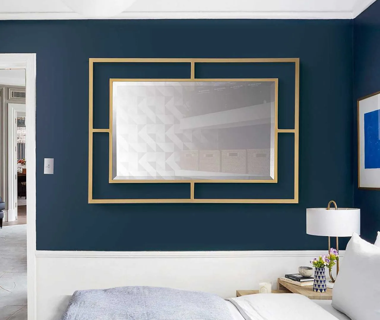 mutoni inspiration Wandspiegel Gold Vintage 71X100> Wandspiegel