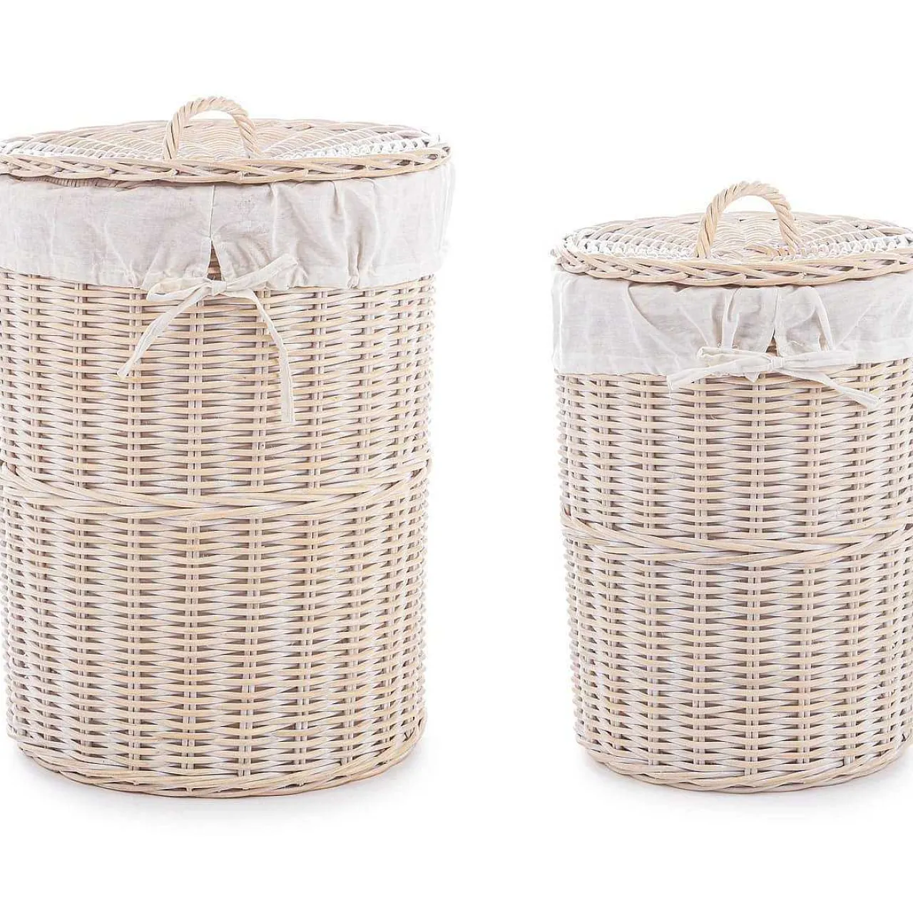 mutoni lifestyle Washkorb Narra Ausgebleicht (2Er-Set)> Boxen & Körbe