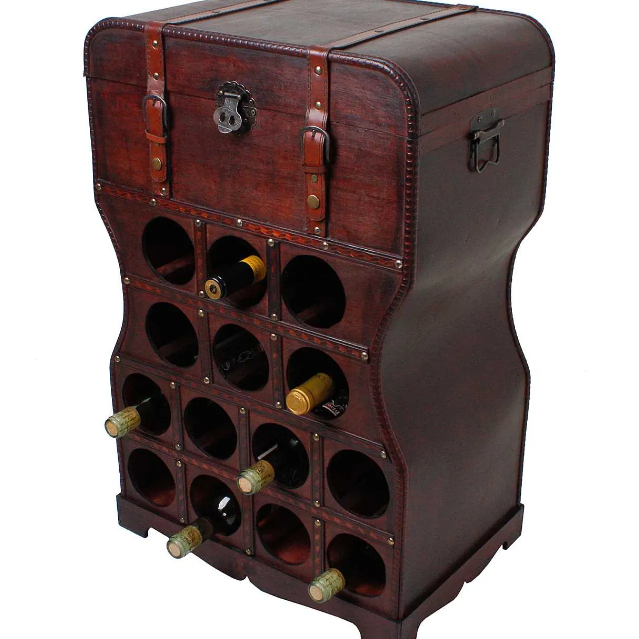 mutoni pleasure Weinregal Lonial Braun 46X30X70> Regale