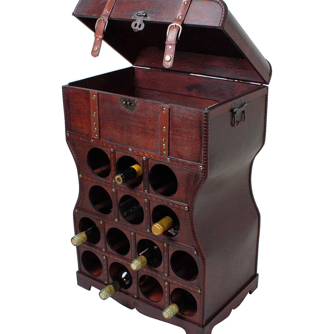 mutoni pleasure Weinregal Lonial Braun 46X30X70> Regale