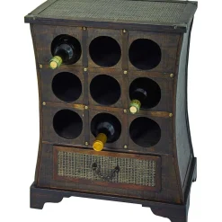 mutoni pleasure Weinregal Lonial Dunkelbraun 46X29X58> Regale