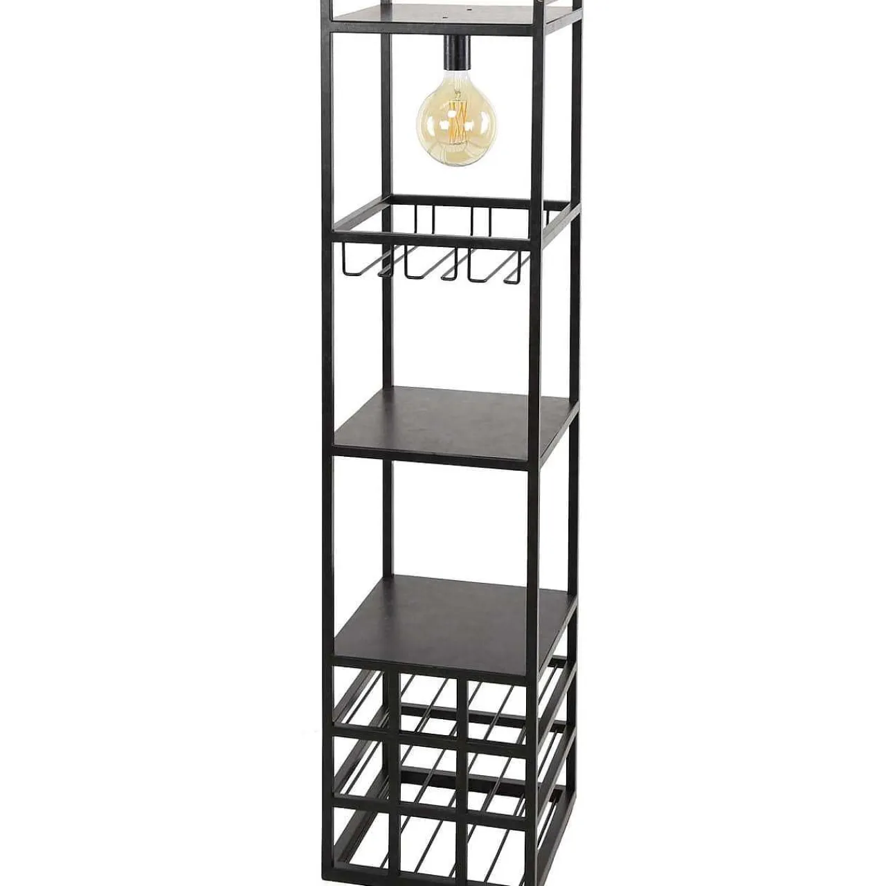 mutoni industrial Weinregal-Lampe Decorate> Regale