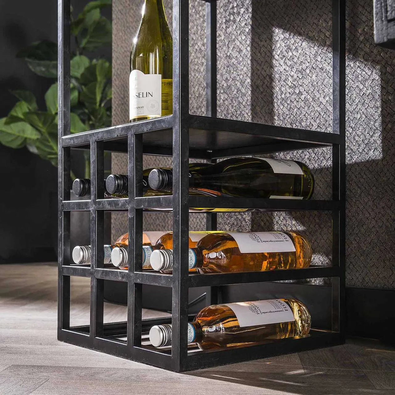 mutoni industrial Weinregal-Lampe Decorate> Regale