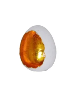 mutoni vintage Windlicht Egg Weiss-Gold 14> Windlichter & Teelichthalter