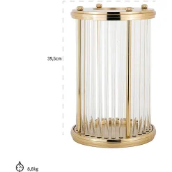 Richmond Interiors Windlicht Elwyn Gold 40><noscript><img width=