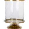 Richmond Interiors Windlicht Jaysin Gold 40> Windlichter & Teelichthalter