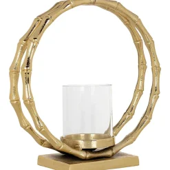 Richmond Interiors Windlicht Merlyn Gold 31> Windlichter & Teelichthalter