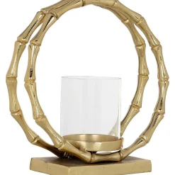 Richmond Interiors Windlicht Merlyn Gold 27> Windlichter & Teelichthalter