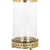 Richmond Interiors Windlicht Meylin Gold 28> Windlichter & Teelichthalter