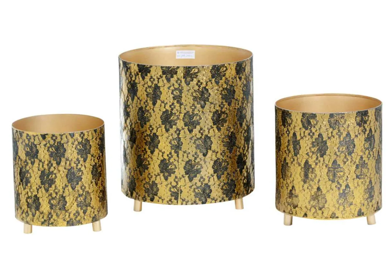 mutoni vintage Windlicht Mosaik Gold 23> Windlichter & Teelichthalter