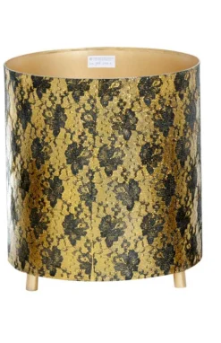 mutoni vintage Windlicht Mosaik Gold 34> Windlichter & Teelichthalter