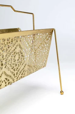 KARE Design Zeitungsständer Basket Gold Klein> Zeitungsständer