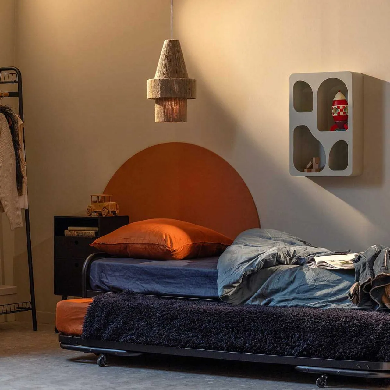 mutoni living Zusatzbett Lulu Schwarz 90X200> Betten